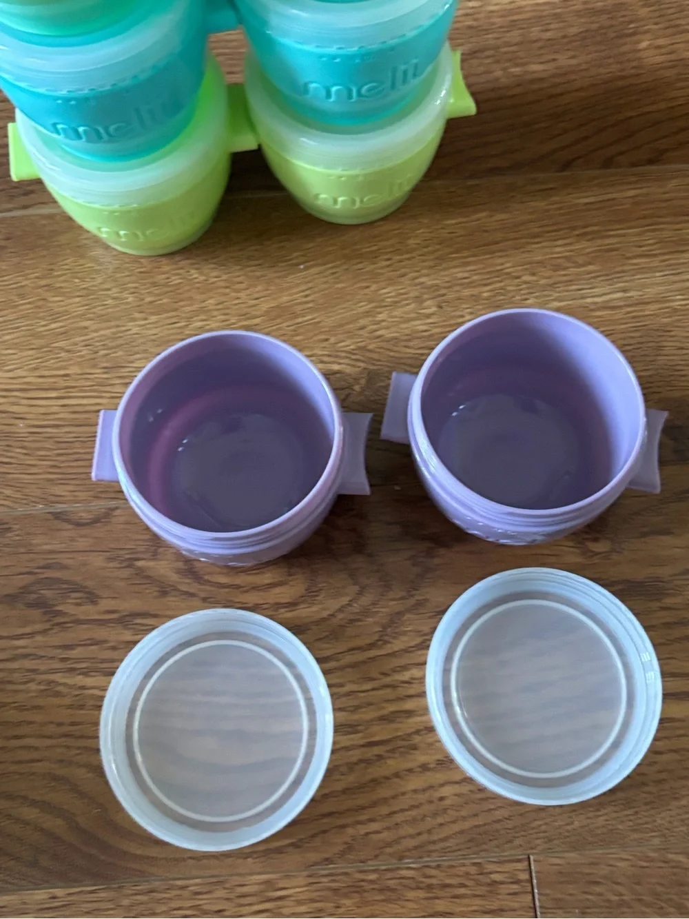Melii baby food & snack containers set of 8